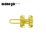 Don-Jo - 1603-606 - Door Flip Guard with Aluminum Ball Bearing Design Includes AP-34 Angle Plate - 606 (Satin Brass Finish)