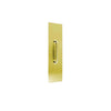 Don-Jo - 7010-605 - Pull Plate 3-1/2 Width and by 15 Length with 5-1/2 CTC - 605 (Bright Brass Finish)