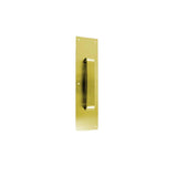 Don-Jo - 7030-605 - Pull Plate 3-1/2 Width and 15 Length with 6 CTC - 605 (Bright Brass Finish)