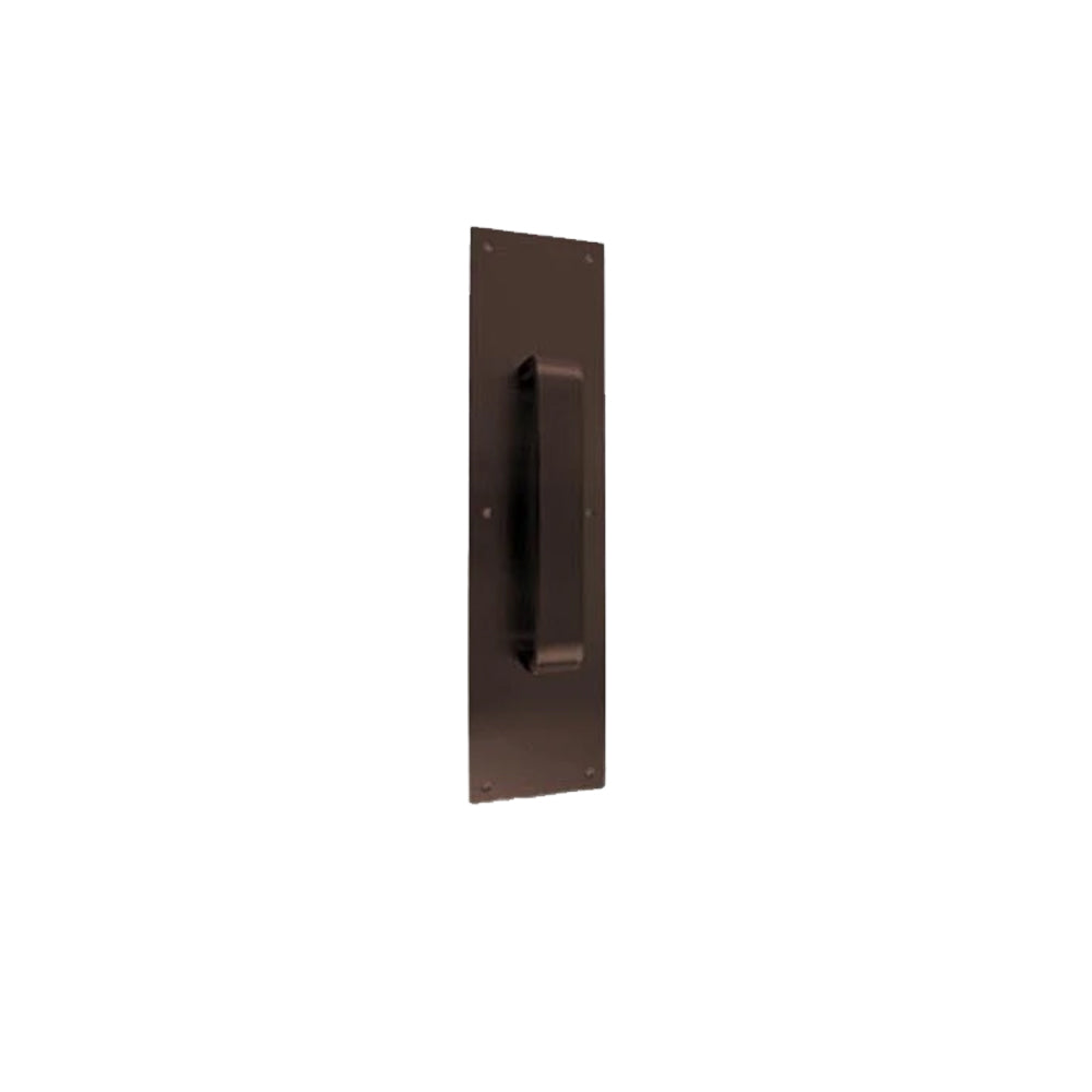 Don-Jo - 7030-613 - Pull Plate 3-1/2 Width and 15 Length with 6 CTC - 613 (Oil Rubbed Bronze Finish)