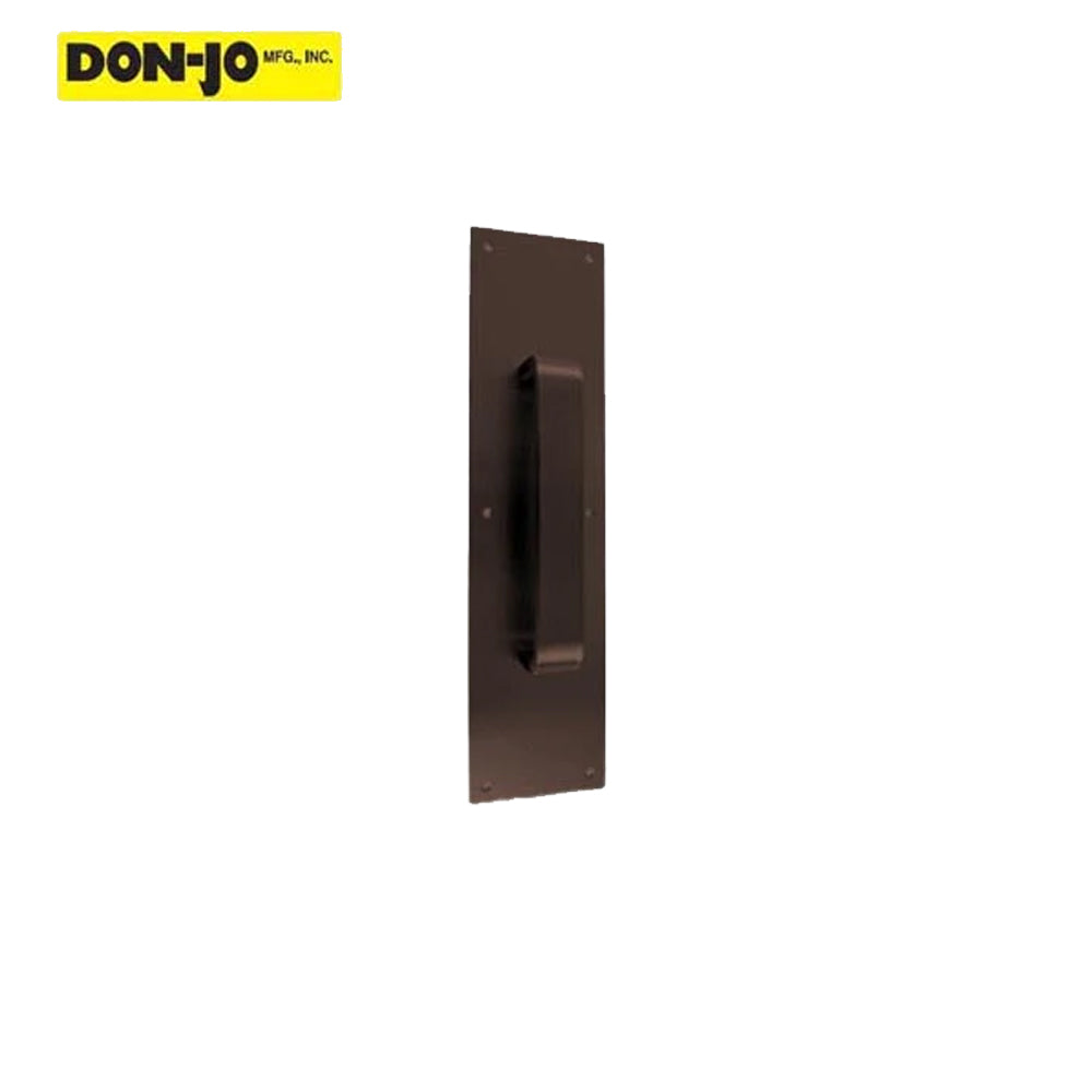 Don-Jo - 7030-613 - Pull Plate 3-1/2 Width and 15 Length with 6 CTC - 613 (Oil Rubbed Bronze Finish)