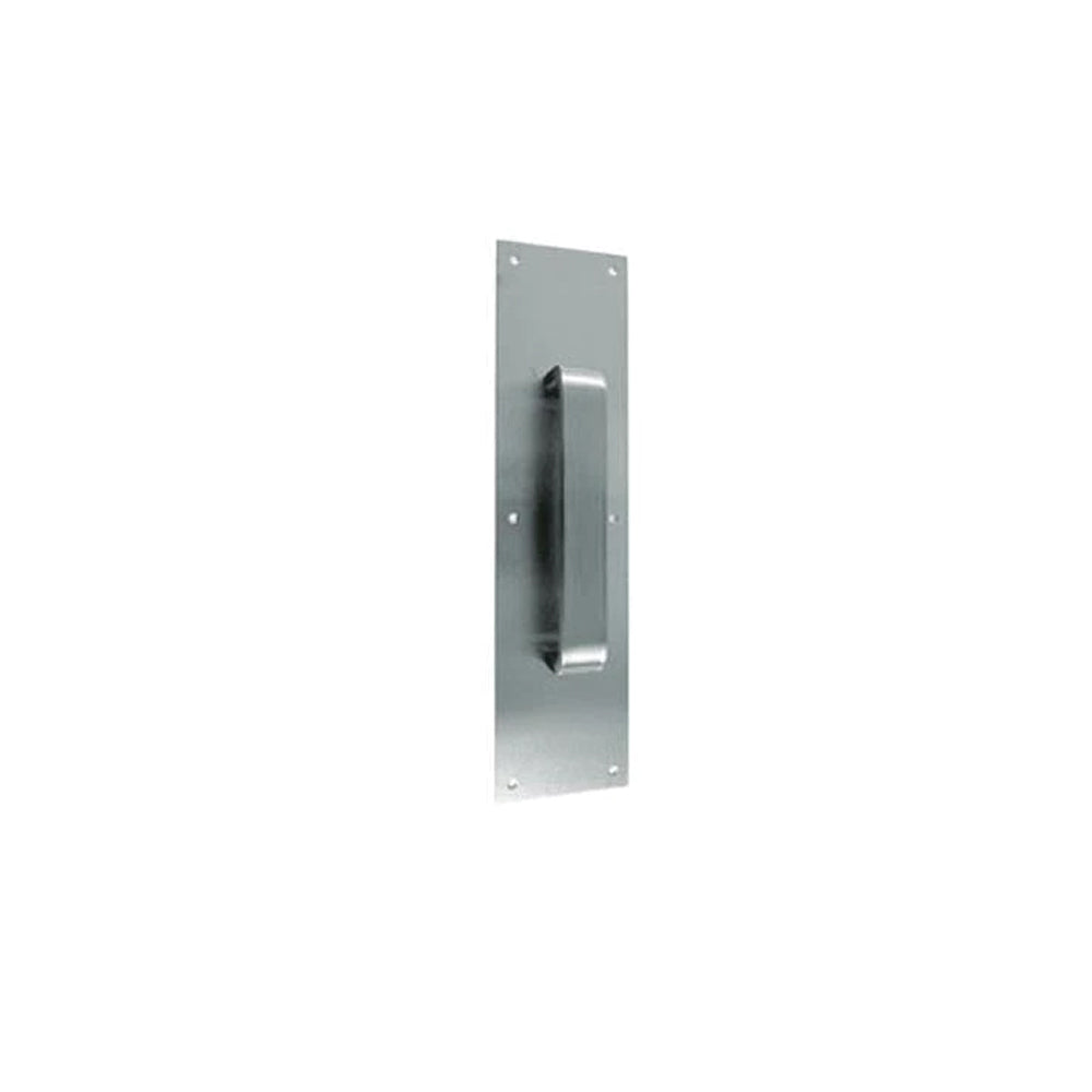 Don-Jo - 7030-628 - Pull Plate 3-1/2 Width and 15 Length with 6 CTC - 628 (Satin Aluminum Finish)