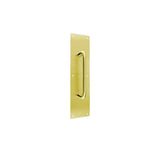 Don-Jo - 7110-605 - Pull Plate 4 Width by 16 Length with 5-1/2 CTC - 605 (Bright Brass Finish)