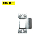 Don-Jo - 9450-BP - Adjustable T-Strike for Cylindrical Lock with 13 Gauge Steel 2-3/4 Height and 1-1/4 Width - BP (Bright Brass Plated Clear Coated Finish)