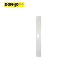 Don-Jo - AST-21341-WH - Single Hole Security Strike, 18 by 1-3/4 - Cylindrical Lock or Deadbolt - White Coated