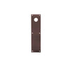Don-Jo - CFD-71-613 - Push Plate 4" Width and 16" Length with Deadlock Hole at 2-1/2" on Center From Top - 613 (Oil Rubbed Bronze Finish)