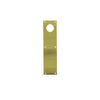 Don-Jo - CFK-70-605 - Push Plate 3-1/2 Width and 15 Length with 2-1/8 Cylindrical Lock Hole at 2-1/2 on Center From Top - 605 (Bright Brass Finish)