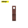 Don-Jo - CFK-70-613 - Push Plate 3-1/2 Width and 15 Length with 2-1/8 Cylindrical Lock Hole at 2-1/2 on Center From Top - 613 (Oil Rubbed Bronze Finish)