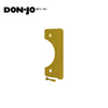 Don-Jo - SLP-206-EBF-BP - Short Type Latch Protector - BP (Bright Brass Plated Clear Coated Finish-632)