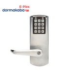 Dormakaba E-Plex - E201UXSLL - Electronic Pushbutton Exit Trim Lever with Mortise and SVR Devices - Schlage C Keyway - Grade 1