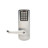 Dormakaba E-Plex - E2051XSLL - Electronic Pushbutton Cylindrical Lock with Privacy and 2-3/4" Backset - 1/2" Throw - Schlage C Keyway - Grade 1