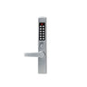 Dormakaba E-Plex - E3065MSNL - Electronic Pushbutton Mortise Dead latch for Adams Rite with Narrow Stile Lever Lock and Schlage C Keyway - Grade 1