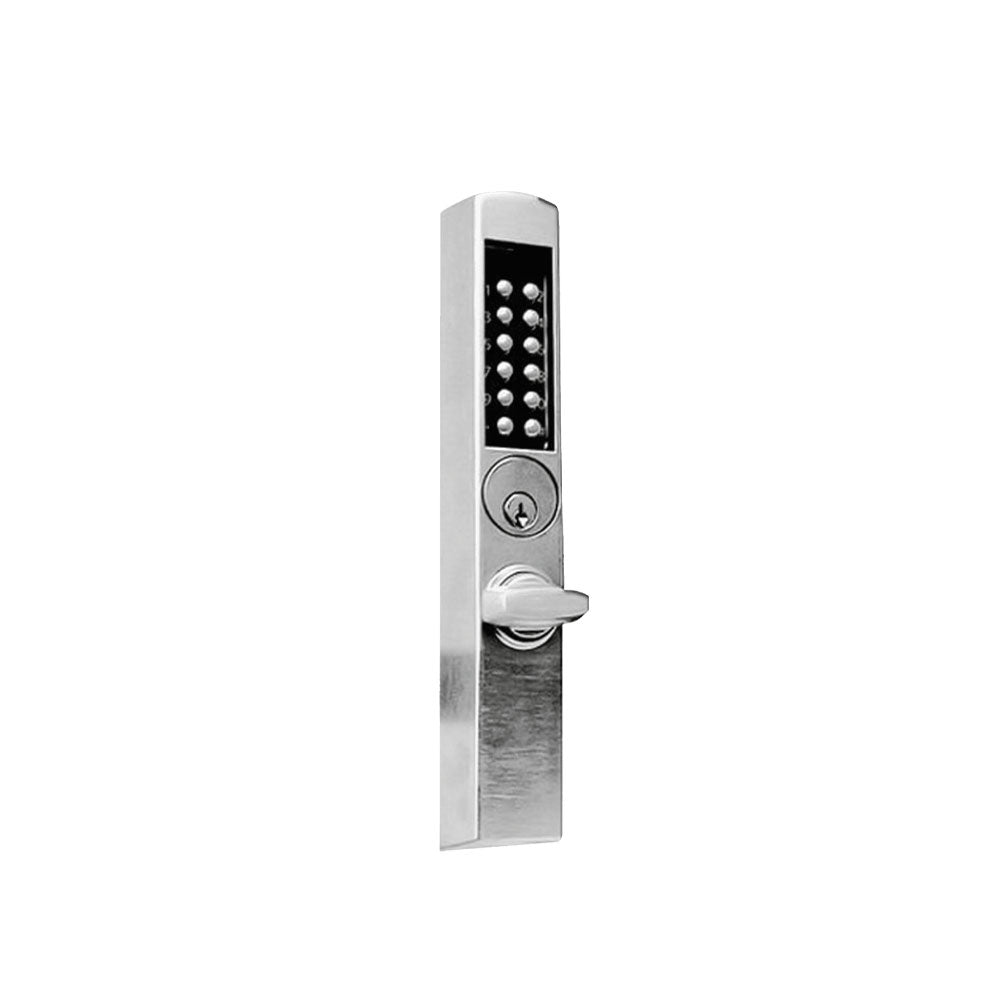 Dormakaba E-Plex - E3066 - E3000 Series Electronic Pushbutton Mortise Narrow Stile Lock for Adams Rite Deadbolts