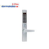 Dormakaba E-Plex - E3766 - E3700 Series Electronic Pushbutton PROX Mortise Narrow Stile Lock for Adams Rite Deadbolts