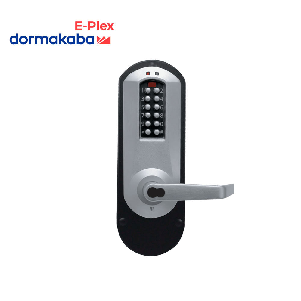 Dormakaba E-Plex - E5010 - E5000 Series Electronic Pushbutton Exit Trim with Winston Lever