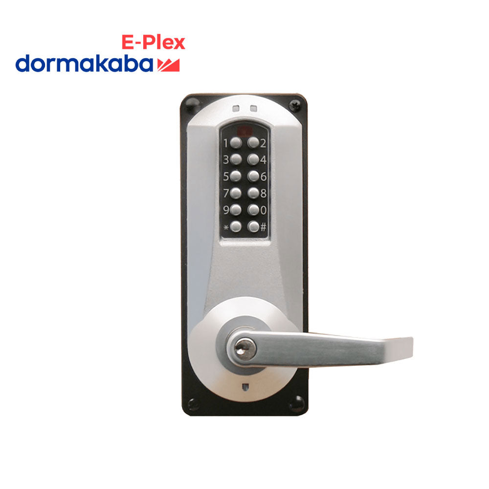 Dormakaba E-Plex - E5086 - E5x86 Series Entry/Egress Back to Back Mortise Lock with Winston Lever