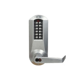 Dormakaba E-Plex - E5231 - E5200 Series Electronic Pushbutton Cylindrical Lock with Winston Lever - 2-3/4" Backset