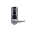 Dormakaba E-Plex - E5731 - E5700 Series Electronic Pushbutton Cylindrical Lock with Winston Lever - 2 3/4" Backset