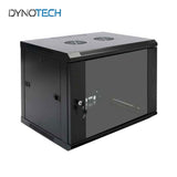 Dynotech - 300740 - 6U - Wall Mount Rack Cabinet with Tempered Glass Flat Door