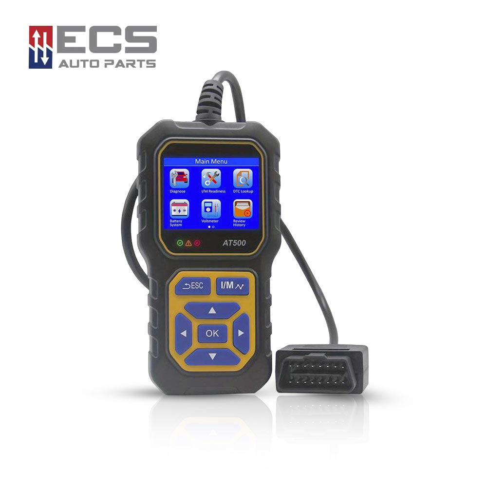 ECS AUTO PARTS AT500 OBD2 Diagnostic Scanner Code Reader Tool for Engine System, On Board Monitoring & O2 Sensor Vehicle