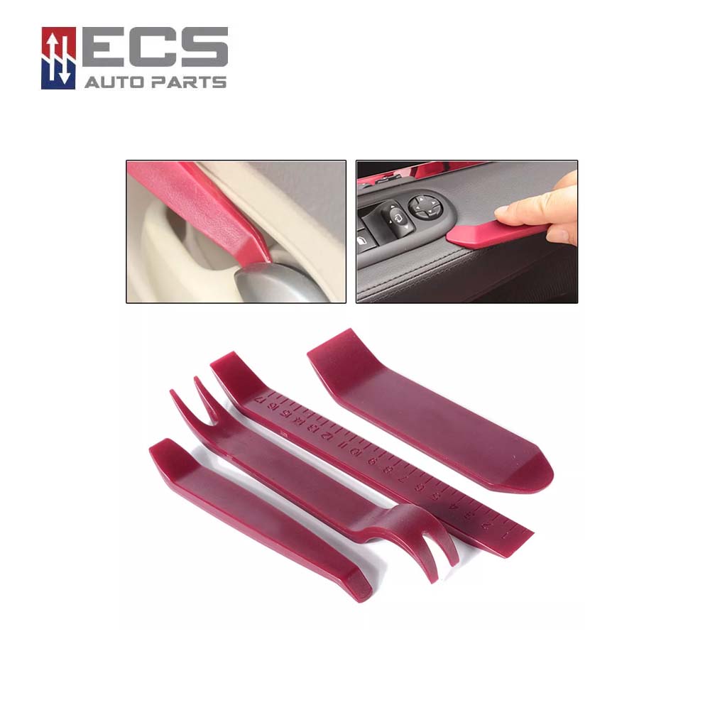 ECS AUTO PARTS 4 Pieces Car Opening Plastic Crowbar