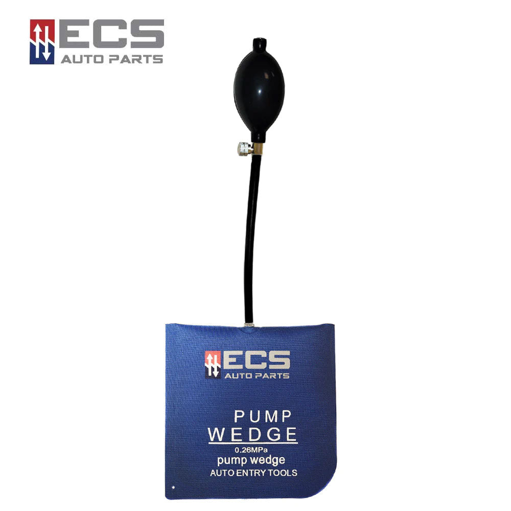 ECS AUTO PARTS Medium and Small Universal Air Pump Wedges with Plastic Crowbar - Car Opening Tools Bundle