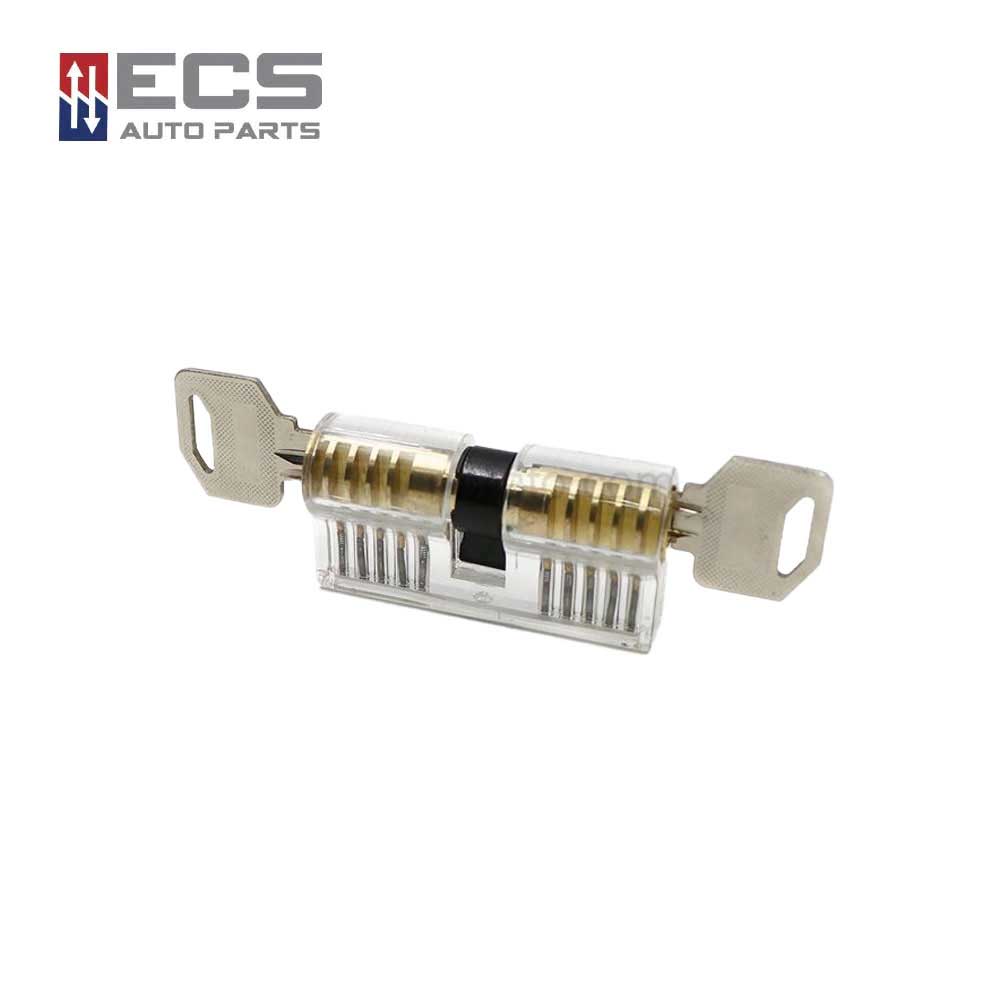 ECS AUTO PARTS Transparent Acrylic Practice Padlock with M Keyhole