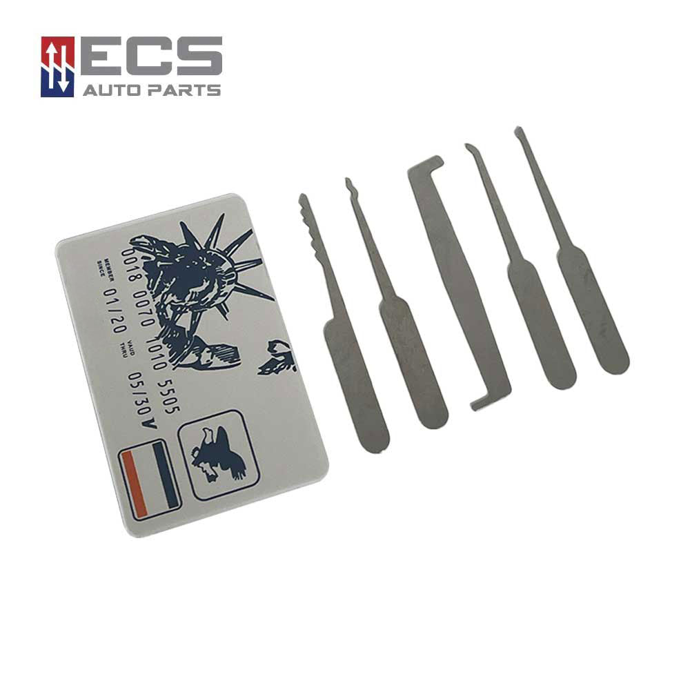 ECS AUTO PARTS LOCKSMITH Tools VISA Credit Card Pick Set