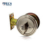 ECS HARDWARE - Durable Combo Lockset w/ Single Knob & Deadbolt - Entrance - Satin Nickle - Grade 3 (KW1)