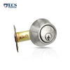 ECS HARDWARE - Durable Combo Lockset w/ Single Knob & Deadbolt - Entrance - Satin Nickle - Grade 3 (SC1)