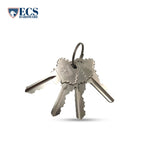 ECS HARDWARE - Durable Combo Lockset w/ Single Knob & Deadbolt - Entrance - Satin Nickle - Grade 3 (SC1)