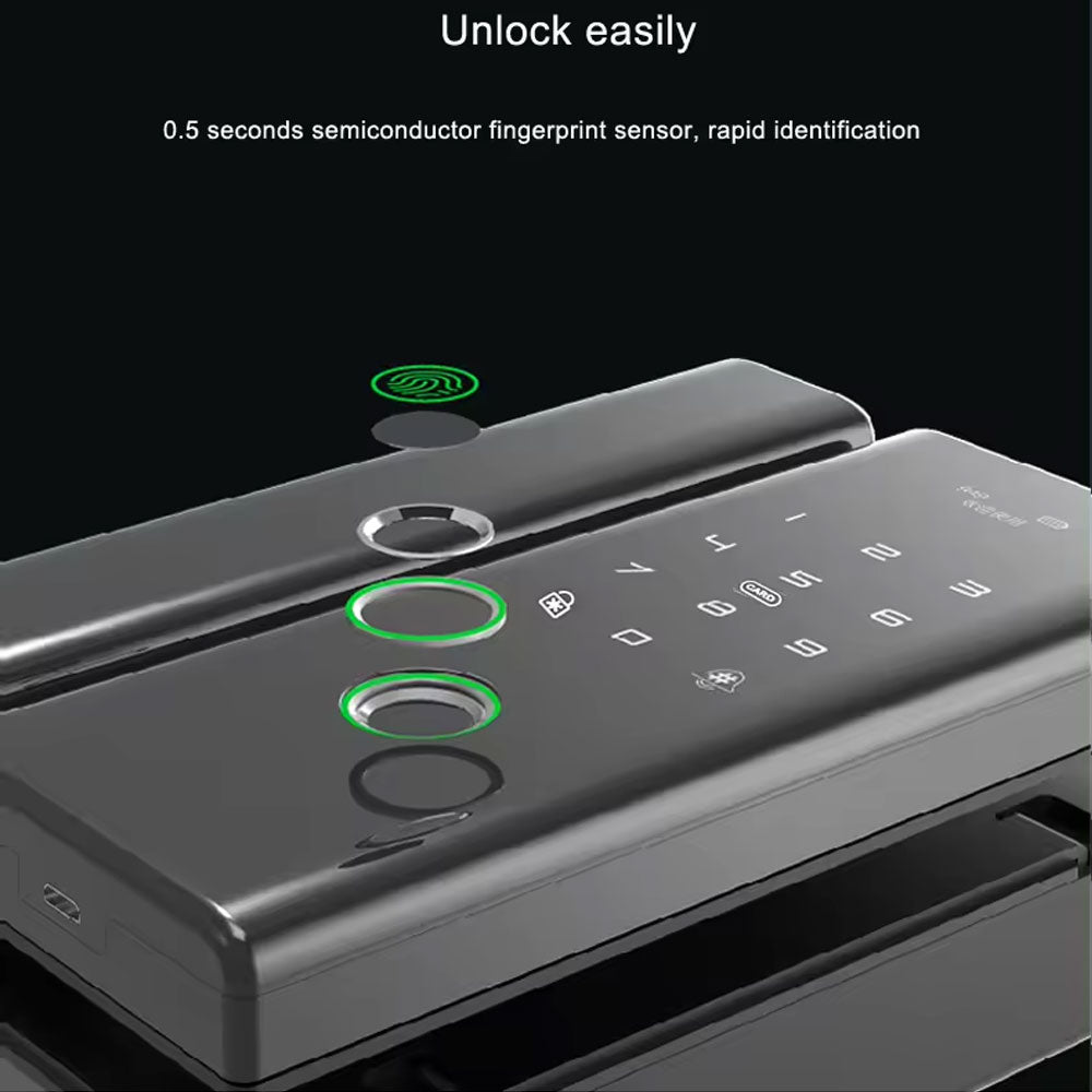 ECS HARDWARE - A03B-TBWV-A - Smart Digital Door Lock with Smart Unlock Systems