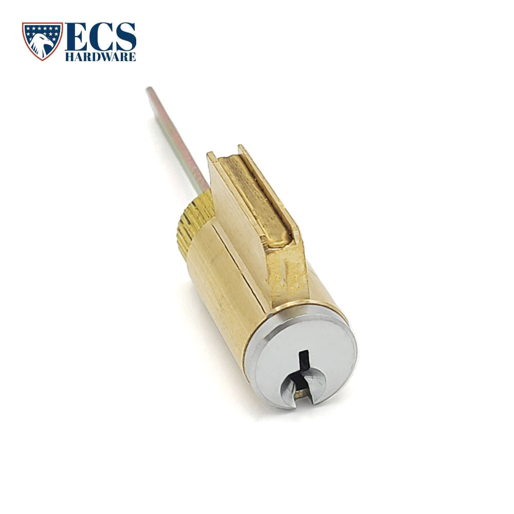 ECS HARDWARE - Durable Premium Key-In-Knob Cylinder 26D Satin Chrome KW1