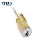 ECS HARDWARE - Durable Premium Key-In-Knob Cylinder 26D Satin Chrome KW1