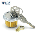 ECS HARDWARE - Durable Premium Mortise Cylinder - 1" 26D Satin Chrome KW1