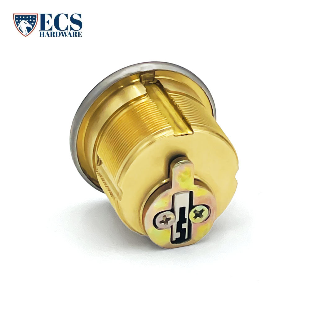 ECS HARDWARE - Durable Premium Mortise Cylinder - 1" 26D Satin Chrome KW1