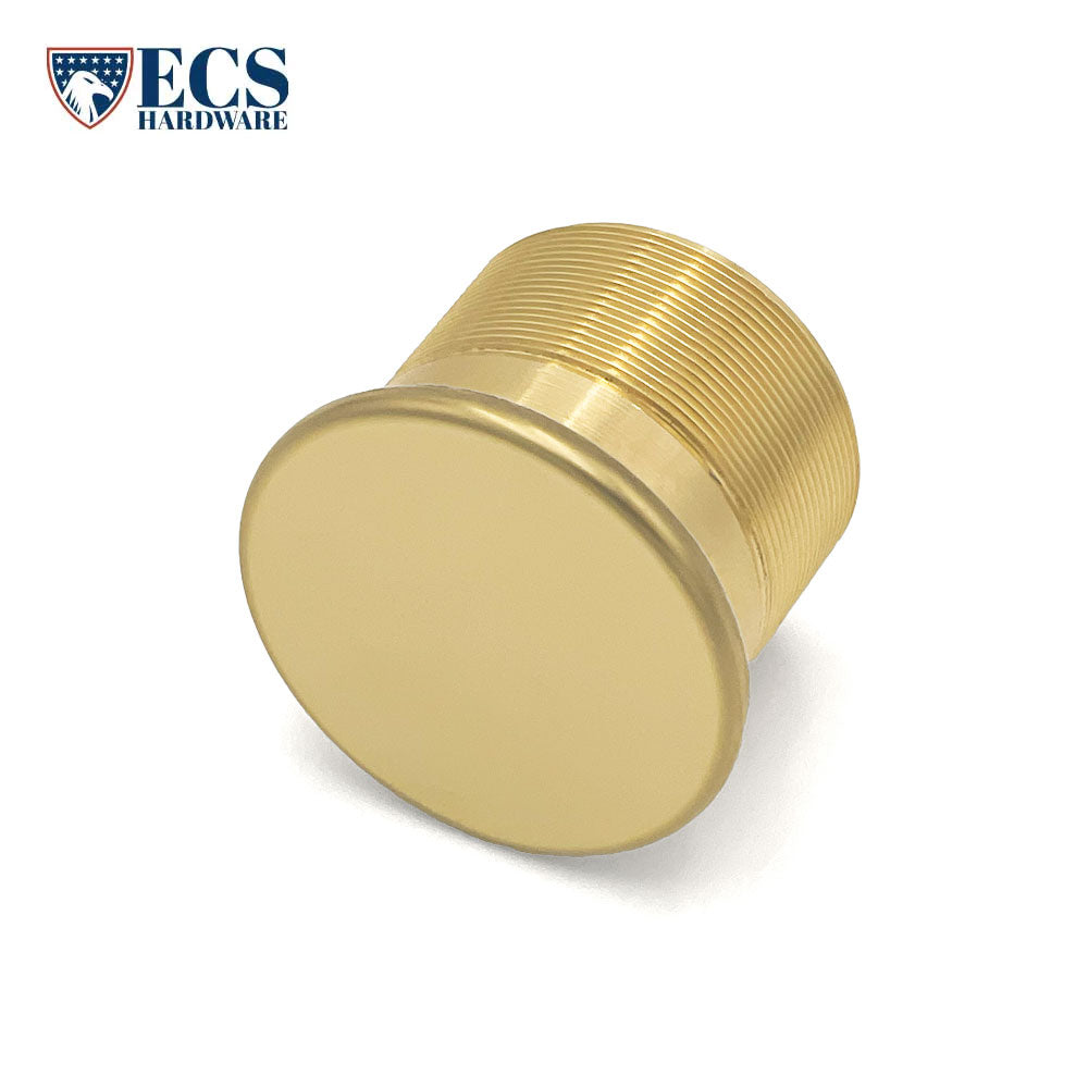 ECS HARDWARE - Durable Premium Dummy Mortise Cylinder - 1" US3 Polished Brass