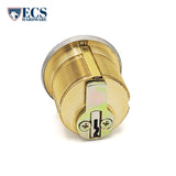 ECS HARDWARE - Durable Premium Mortise Cylinder - 1-1/8" 26D Satin Chrome SC4