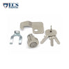 ECS HARDWARE - Durable Premium USPS Mailbox Lock Counter-Clockwise HL1 Keyway - Keyed Different - US14 Bright Nickel