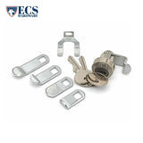 ECS HARDWARE - Durable Premium Exterior Weatherproof Mailbox Lock Multi-Cam HL1 Keyway Keyed Different US14 Bright Nickel