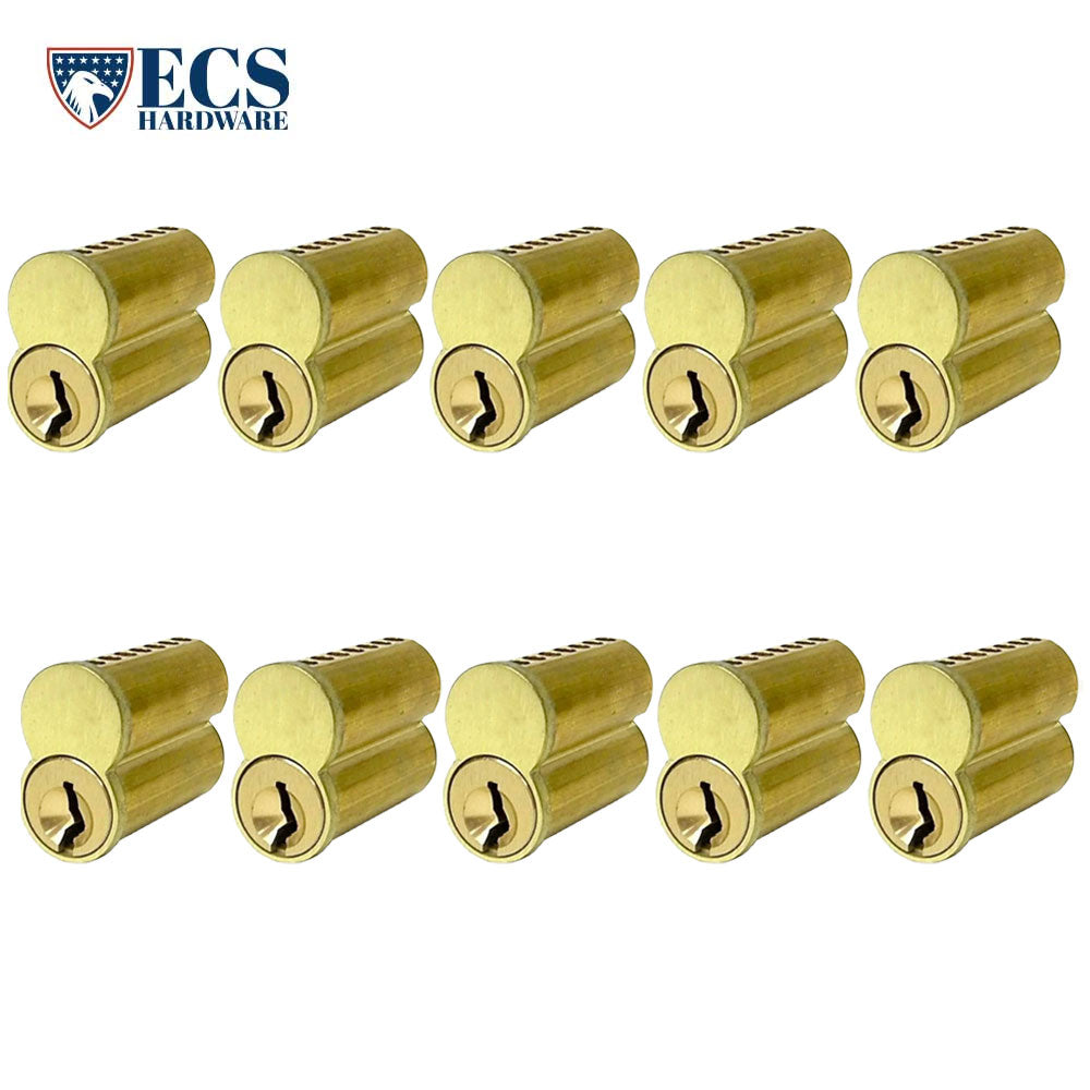 ECS HARDWARE - MK SFIC- 6-PIN US26D finish Best A keyway Marked as MKA