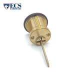 ECS HARDWARE - Durable Premium Rim Cylinder - 1-1/8 Inch - Keyed Alike (KA5) - Schlage SC1 Keyway - US10B - Dark Oxidized Satin Bronze Oil Rubbed (613)