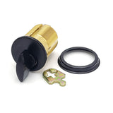 ECS HARDWARE - Durable Premium Thumb Turn Mortise Cylinder - 1-1/2" 10B Oil Rubbed Bronze / Black