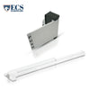 ECS HARDWARE - Non-handed Panic Exit Device Push Bar and Extruded Aluminum Left Handed Paddle-Lever