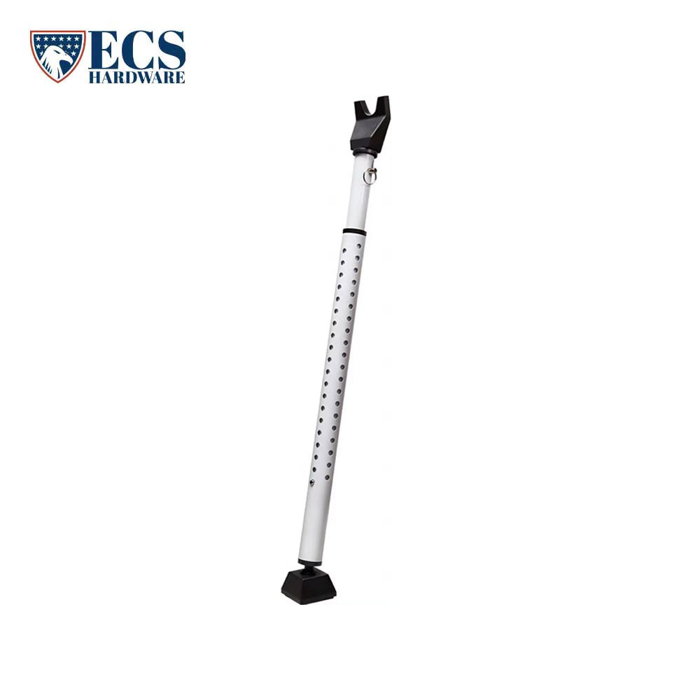 ECS HARDWARE - 2-In-1 Door Security Bar and Remote Control Door Stopper with Adjustable Safety Lock Brace Jammer