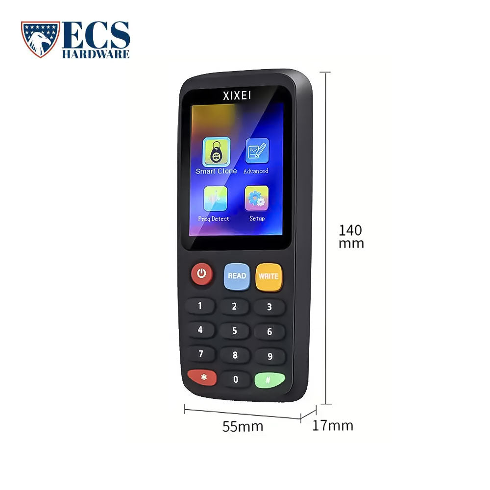 ECS HARDWARE - XIXEI X7 - 125KHz and 13.56MHz RFID Smart Card Replicator