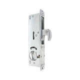 ECS HARDWARE - Narrow-Stile - 1-1/8" BACKSET, Hook Bolt Lock Zinc Plated 5 ply Laminated Steel Bolt, with 2 Aluminum Faceplates