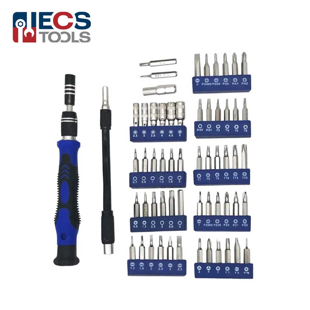 ECS TOOLS - MT-B080 - Magnetic Screwdriver - 80 in 1 Professional Multi Screwdriver Repair Tool Set