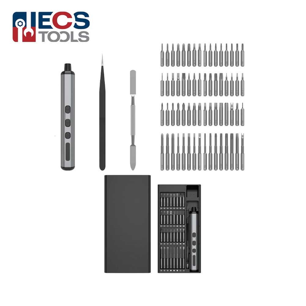 ECS TOOLS - MT-Ele68IN1 - Electric Screwdriver - Rechargeable Portable Mini Precision Set