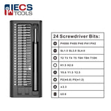 ECS TOOLS - MT-T0261 - Magnetic Screwdriver - 26 in 1 Mini Screwdriver Repair Tool Set